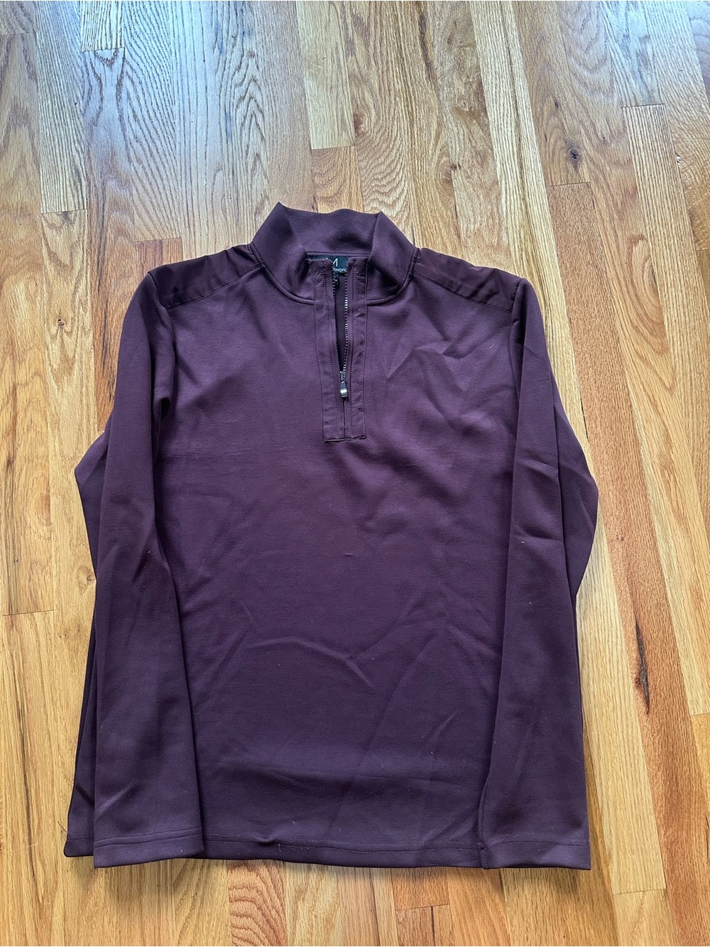 Men's Magashoni Quarter Zip - Burgendy